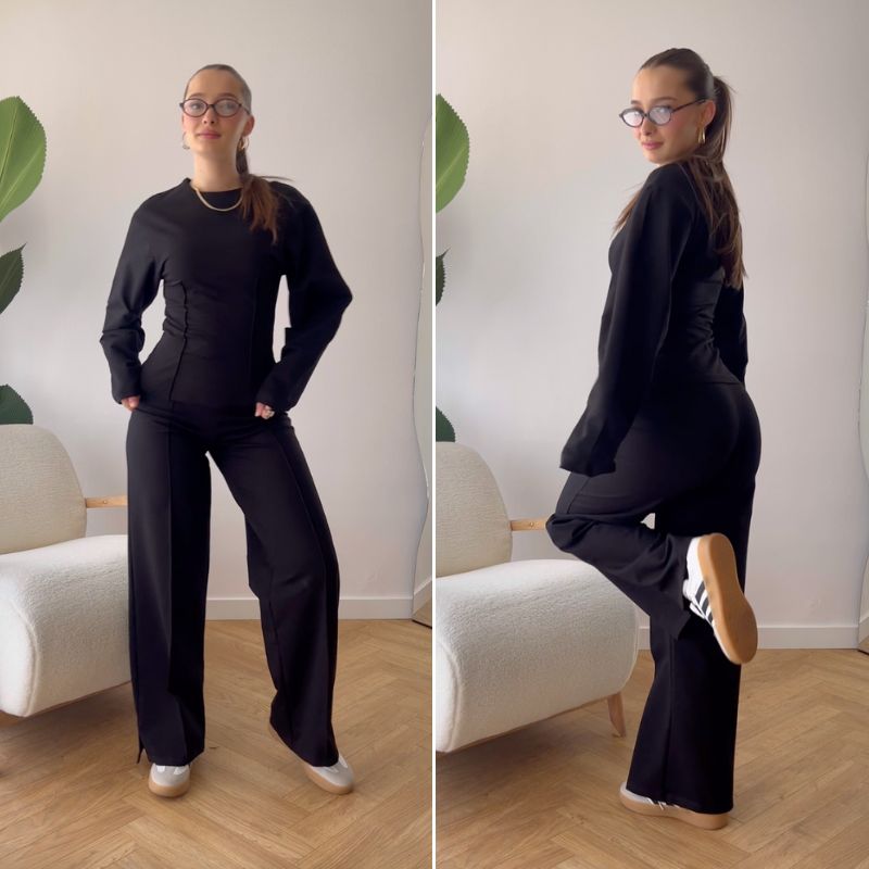 Completo chic monocolore