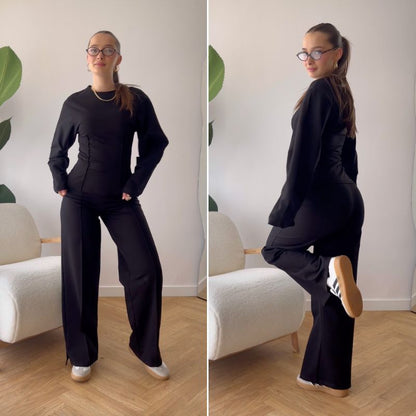 Completo chic monocolore